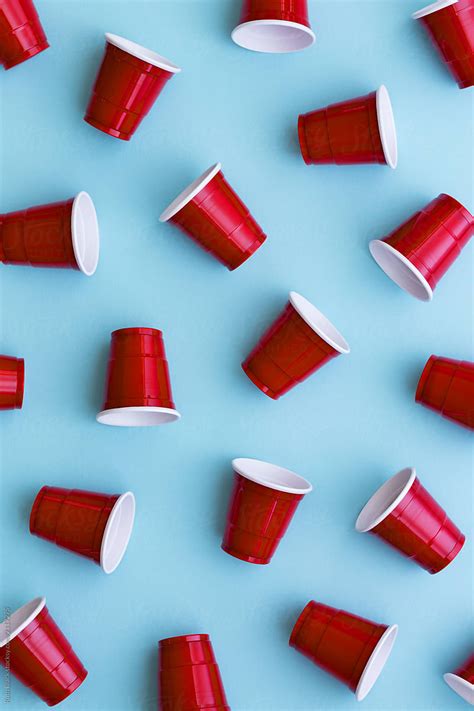 "Red Party Cups" by Stocksy Contributor "Ruth Black" - Stocksy