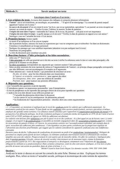 Lire Un Texte Méthode 3 Savoir Analyser Un Texte Les étapes Dans L