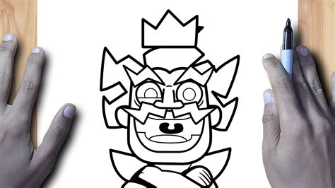 COMO DIBUJAR EL EMOTE DEL MAGO ELÉCTRICO CLASHROYALE YouTube