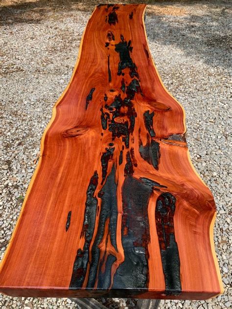 9ft Cedar Slabs Epoxy Red Cedar Bar Top Slabs Custom Big And Etsy Wood