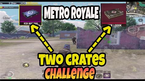 Two Crates Challenge Easy Match Advanced Mode Pubg Metro Royale