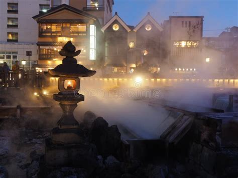 Resort Kusatsu Giapponese Hot Springs Immagine Stock Editoriale