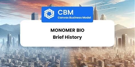 A Brief History Of Monomer Bio Canvas Swot Pestel And Bcg Matrix