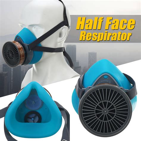 Half Face Respirator Dust Gas Mask Painting Spray Woodworking Polishin