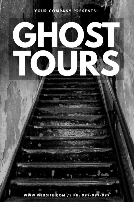 Ghost Tours Poster Template Postermywall