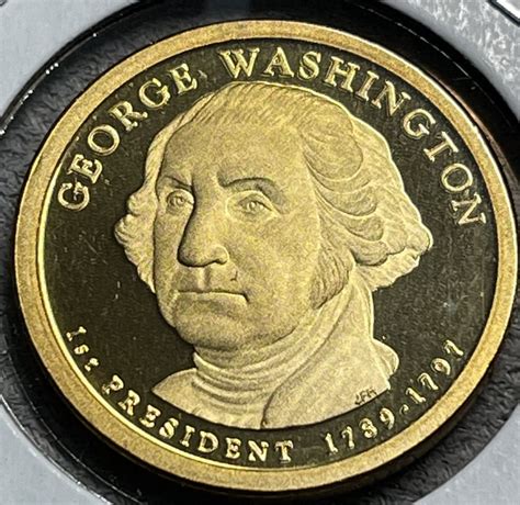 2007-S Proof {Direct from 07S Mint Proof Set} George Washington US Gold Dollar - For Sale, Buy ...