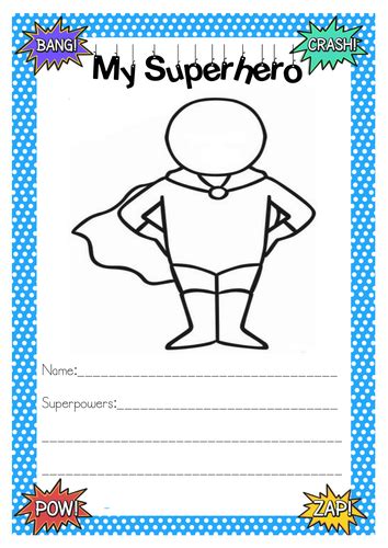 Superhero Activities Ideas For Preschool