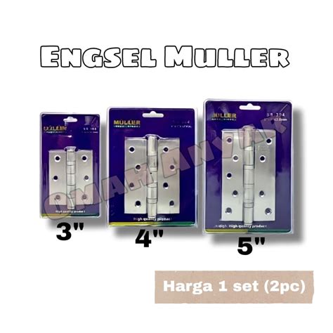 Jual Engsel Stainless Muller Engsel Pintu Dan Jendela Rumah Shopee