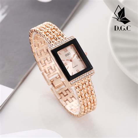 Jual Dgc Cod Jam Tangan Cewek Gelang Jam Quartz Jam Arloji Jam Fashion