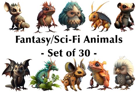 Fantasy/Science Fiction Animals Graphic by Alavays · Creative Fabrica