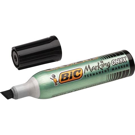 Bic Marqueur Permanent Marking Onyx Pointe Biseaut E Id E