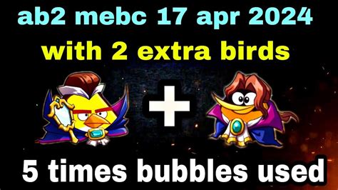 Angry Birds 2 Mighty Eagle Bootcamp 17 Apr 2024 With 2 Extra Birds