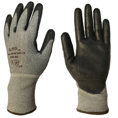 PU Palm Coated Cut Level 5 Safety Protecta Plus Gloves 4543 GlovesnStuff