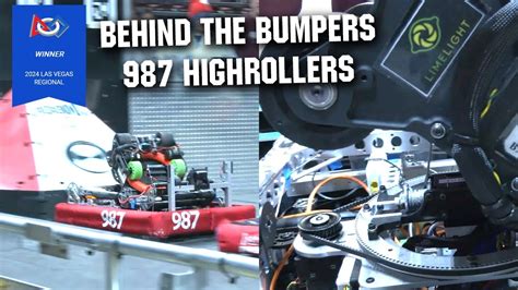 Behind The Bumpers 987 HIGHROLLERS CRESCENDO FRC Robot YouTube