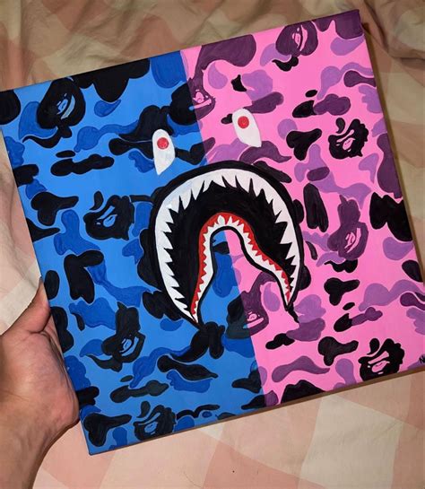 Cool Bape Art Mini Canvas Art Diy Canvas Art Painting Bape Art