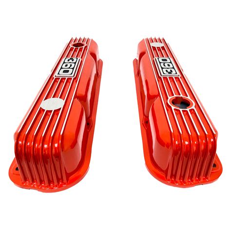 Mopar Performance 360 Custom Engraved Valve Covers Orange Ansen Usa