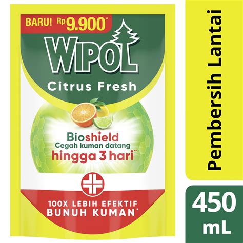 Jual Wipol Karbol Pembersih Lantai Probiotic Citrus Fresh Ml