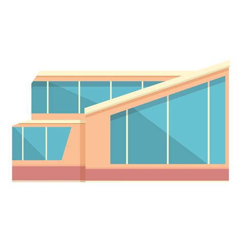 Holiday villa icon cartoon vector. Home building 14342871 Vector Art at ...