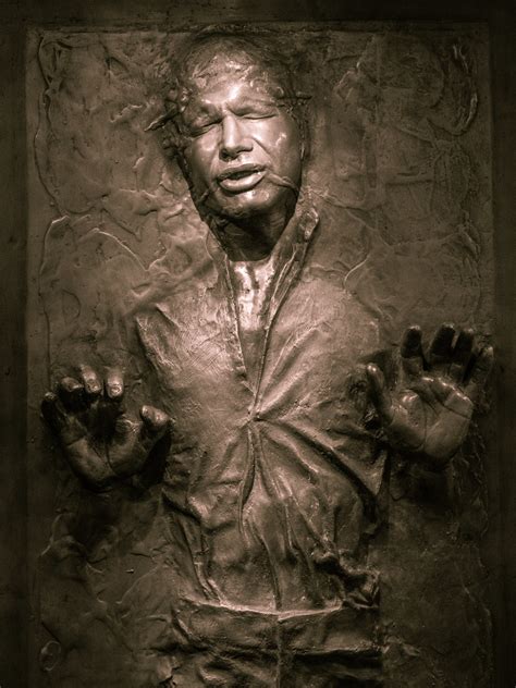 Han Solo Frozen In Carbonite R Sculpture