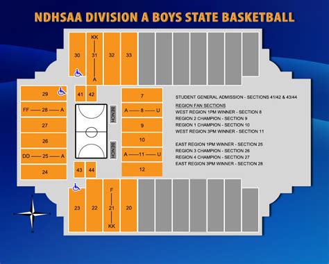 Seating Charts | FARGODOME