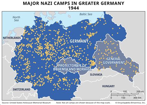 Map Of Germany With Concentration Camps Aura Margie