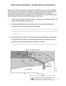 Human Impact On Ecosystems Worksheet