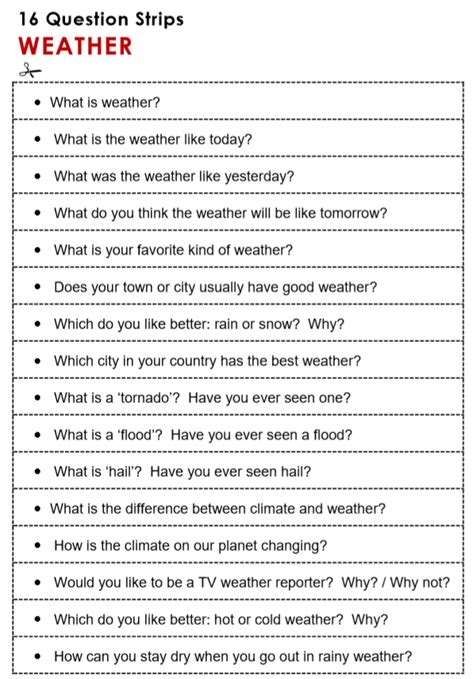 Climate And Weather Quiz Grade 5