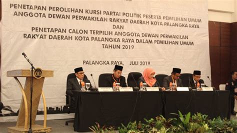 Kpu Tetapkan Perolehan Kursi Parpol Dan Calon Terpilih Anggota Dprd K