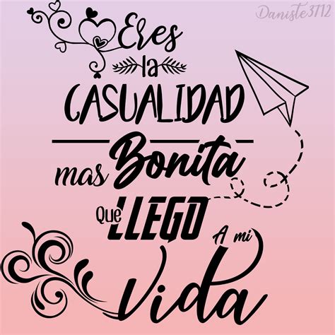 The Spanish Phrase Is Written In Black Ink On A Pink Background With An