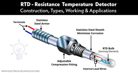 Rtd Resistance Temperature Detector Construction Working