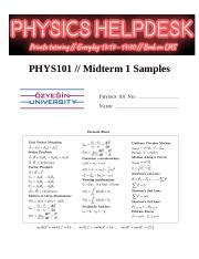 Samplemt Pdf Phys Midterm Samples Phys Spring