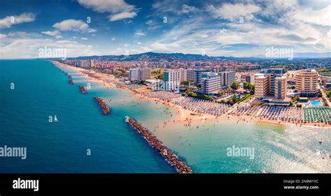 Aerial Landscape Photography Splendid Summer View From Flying Drone Of