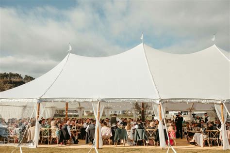 Stunning Sailcloth Tent Wedding On The Banks Of Loch Lomond Shades Canvas