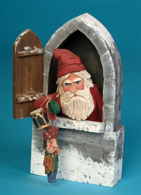 The Whimsical Whittler New 2012 Santa Carvings