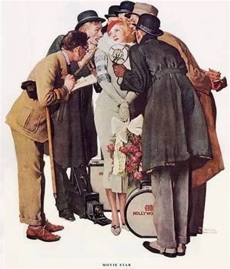 Movie Star Springtime Norman Rockwell Magazine Cover Prints Sided