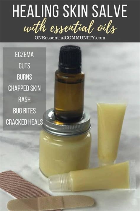 Homemade Essential Oil Healing Salve One Essential Community