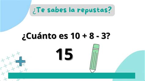 Test Quiz ¿cuánto Sabes De Matemática Básica Youtube