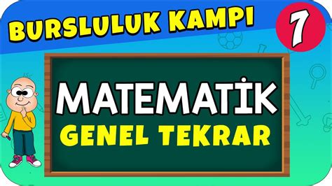 S N F Matematik Bursluluk S Nav Genel Tekrar Youtube