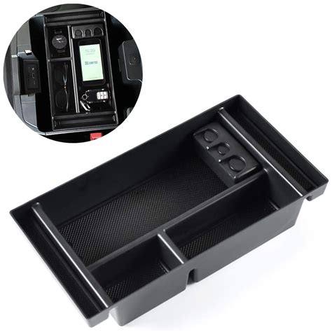 Juslike Center Console Organizer Tray Armrest Console Storage Box With