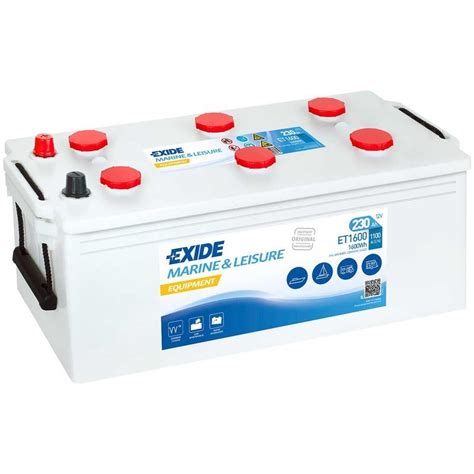 Batería EXIDE ET1600 Marine Leisure Equipment 230Ah 1100A Baterías