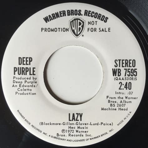 Deep Purple Lazy Releases Discogs