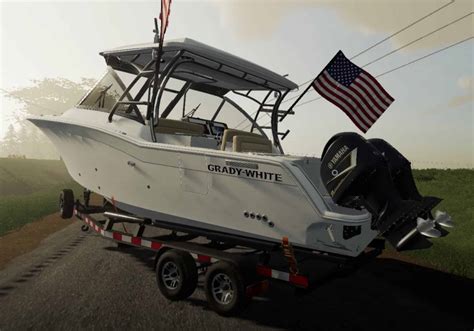 27ft Grady White Boat And Trailer V1 0 0 0 Mod Farming Simulator 19 9A0