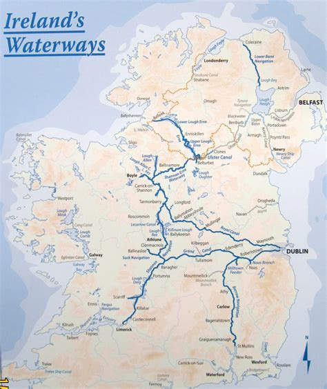 NB The Puzzler: Map of Ireland's Waterways. April - August