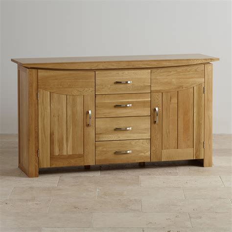 Tokyo Large Sideboard In Natural Solid Oak Oak Furniture Land