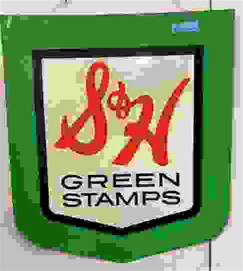 S And H Green Stamps Double Sided Metal Sign Auction