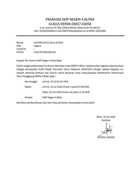 Pramuka Smp Negeri 4 Blitar Pdf
