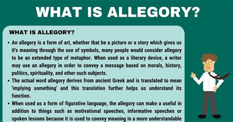Allegory: Definition and Helpful Examples of Allegory in Conversation ...