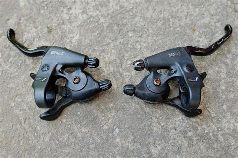 SHIMANO DEORE XT Retro MTB Klamkomanetki 3x7 Okazja ST M095 HIT 095