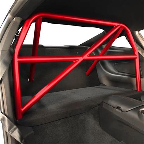 Watson Racing Mustang 4 Point Bolt In Roll Bar Red 15 23 Coupe