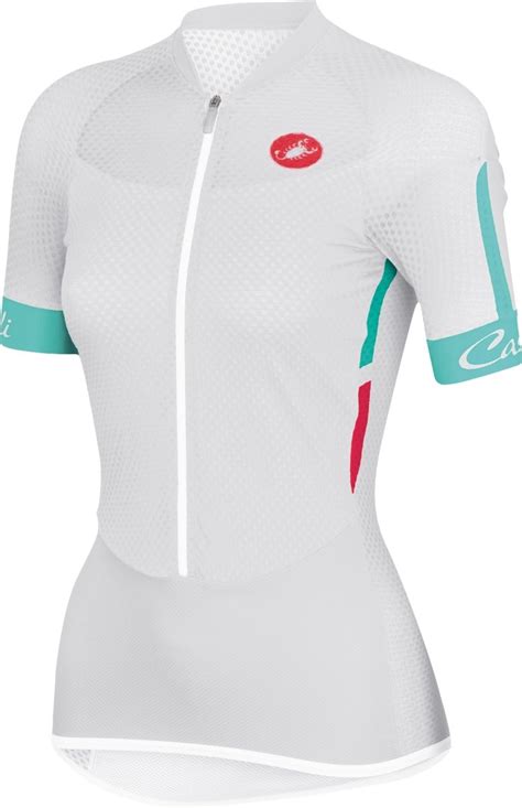 Castelli Womens Climbers Jersey White Classic Cycling